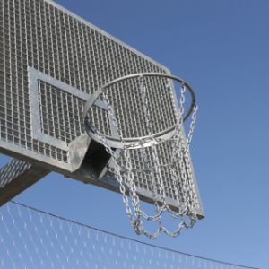 Baskettballring Verzinkt mit kette, Artikelnr. 106