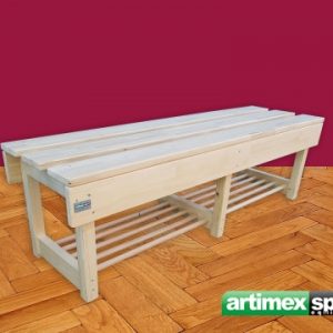 Umkleidebank aus Holz,2 m.qartikelnr.243 Holz