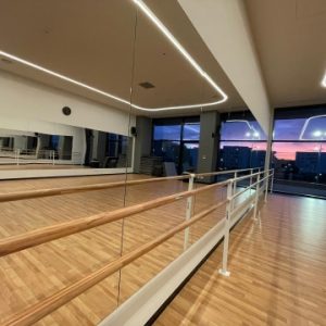 Balettstange Doppelt, 2.5 m, Code 113-Boden