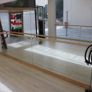 3 Wandhalter+ 1 Ballettstange einfach, Artikelnummer  113-Einfach